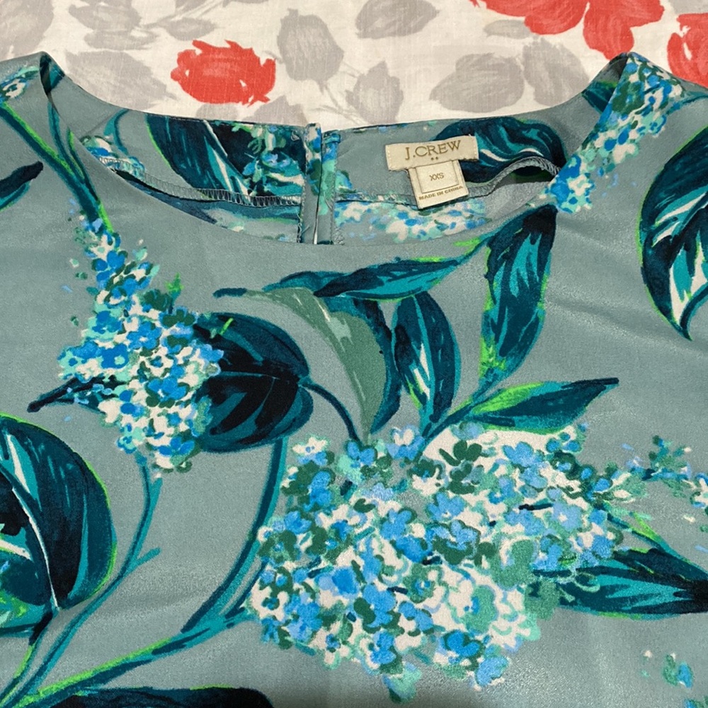 JCrew print blouse - Picture 3 of 8
